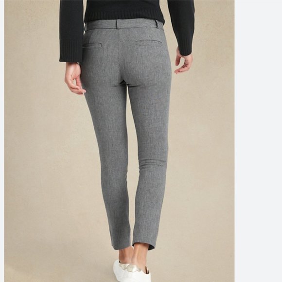 Banana Republic | Sloan Charcoal Slim Pants - Picture 2 of 14